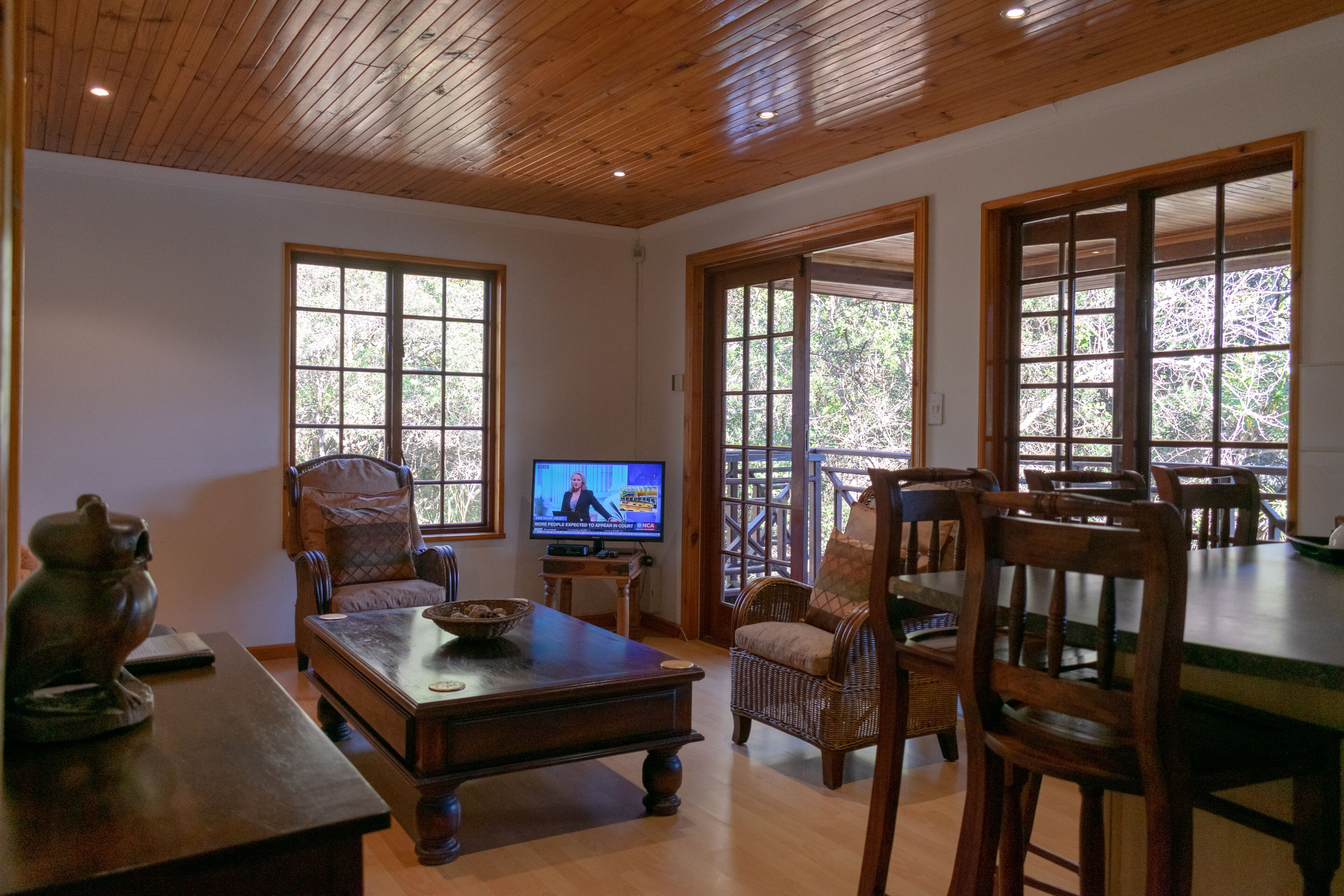Traditional Chalet | Living area | Plasma TV