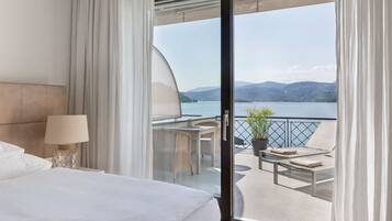 Deluxe Doppelzimmer mit Balkon | Hochwertige Bettwaren, Minibar, Schreibtisch