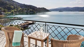 Blick vom Balkon