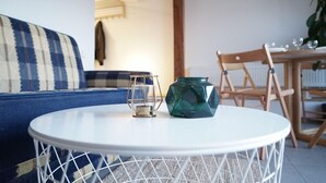 Panoramic Loft | Ruang tamu | TV skrin rata, Netflix 