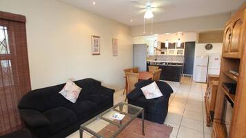 Apartment | Living room | Flat-screen TV, DVD player
