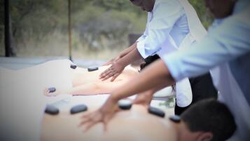 Body treatments, hot stone massages, deep-tissue massages