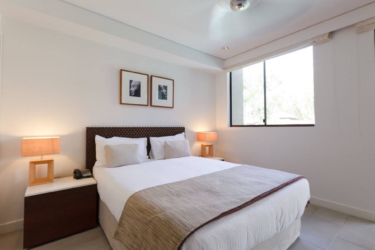 Appartement Luxe, 2 chambres, balcon, vue piscine