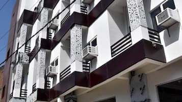 Fassade der Unterkunft