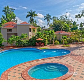 Indoor pool, outdoor pool - Villa Mimosa (Torbeck)