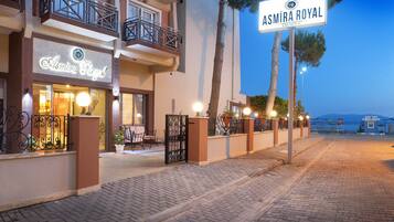 Majoituspaikan sisäänkäynti