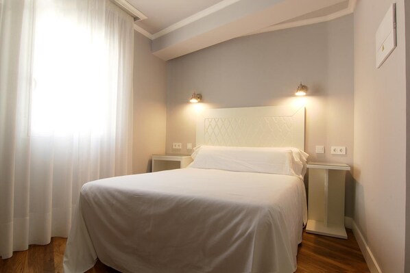 Free minibar items, in-room safe, individually decorated