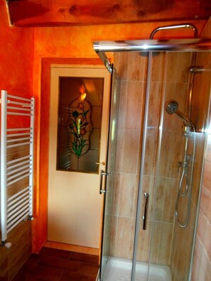Chambre Double | Douche de la salle de bain