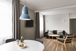 Comfort Apartment, 2 Bedrooms, Kitchenette (Týsgata 8) | 1 bedroom, blackout drapes, soundproofing, iron/ironing board