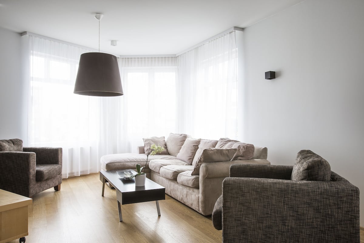 Superior appartement, 2 slaapkamers, keuken (Skólavörðustígur 7) | Verduisterende gordijnen, geluiddichte muren