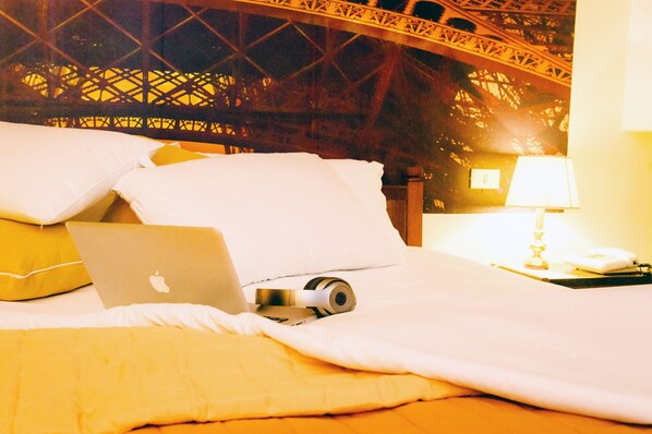 標準單人房 | 高級寢具、迷你吧、客房內保險箱、書桌