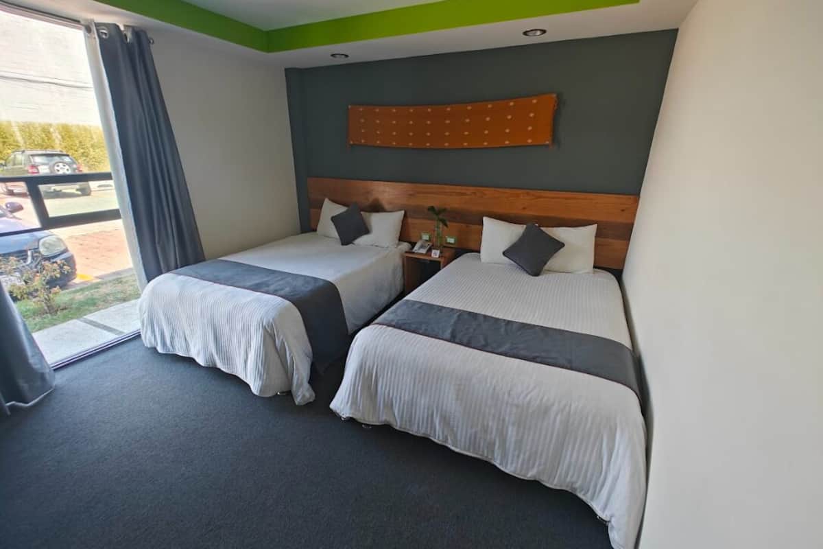 Standard Room, 2 Double Beds | Desk, iron/ironing board, free WiFi, bed sheets