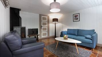 Tradisjonell alpehytte | Oppholdsområde | Flatskjerm-TV