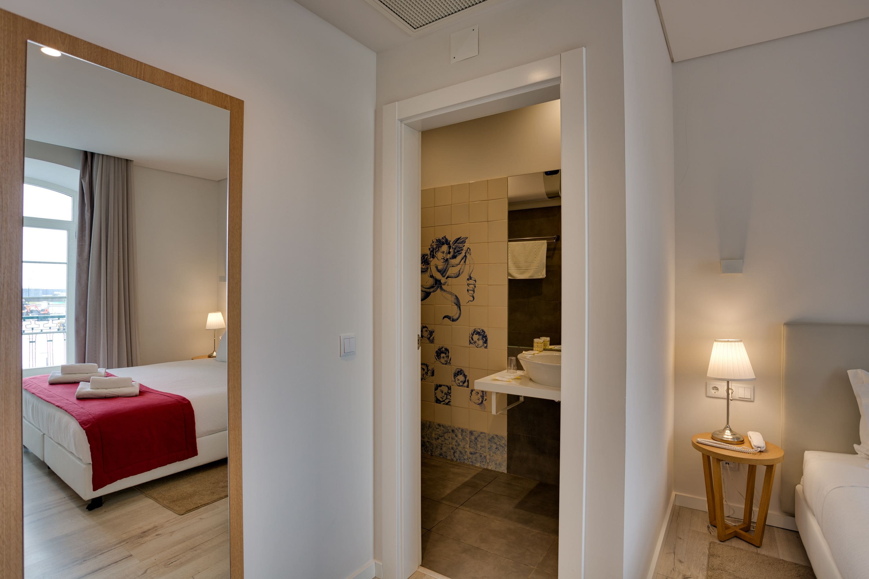 superior double or twin room | bathroom | shower, free toiletries, hair dryer, towels