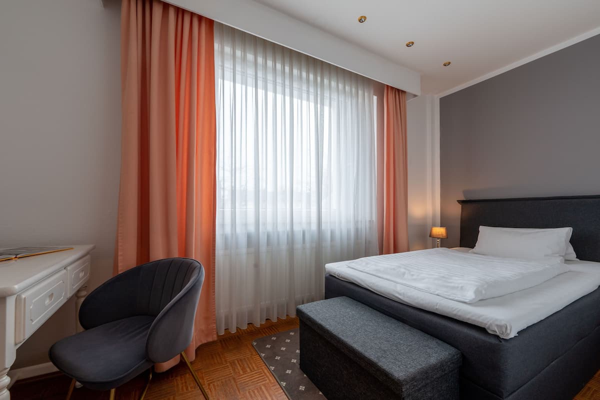 Basic Single Room | 1 bedroom, down comforters, in-room safe, desk