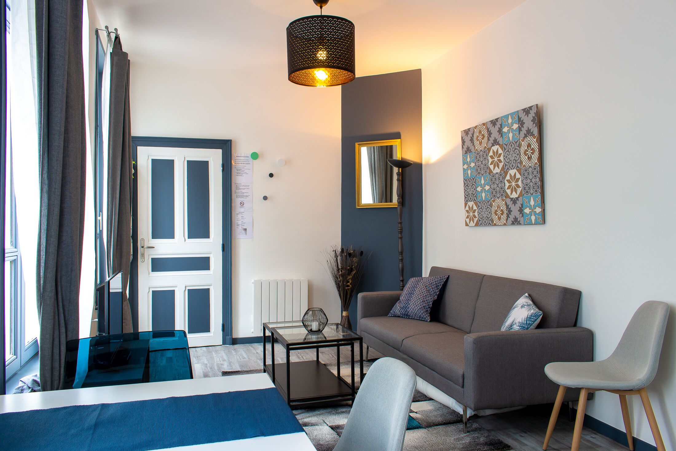 Suite, mit Bad, Gartenblick | Wohnbereich | Tischtennisplatte