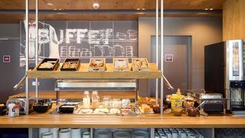 Daily buffet breakfast for a fee
