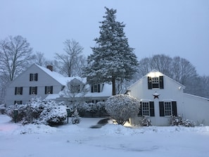 Front of property – evening/night