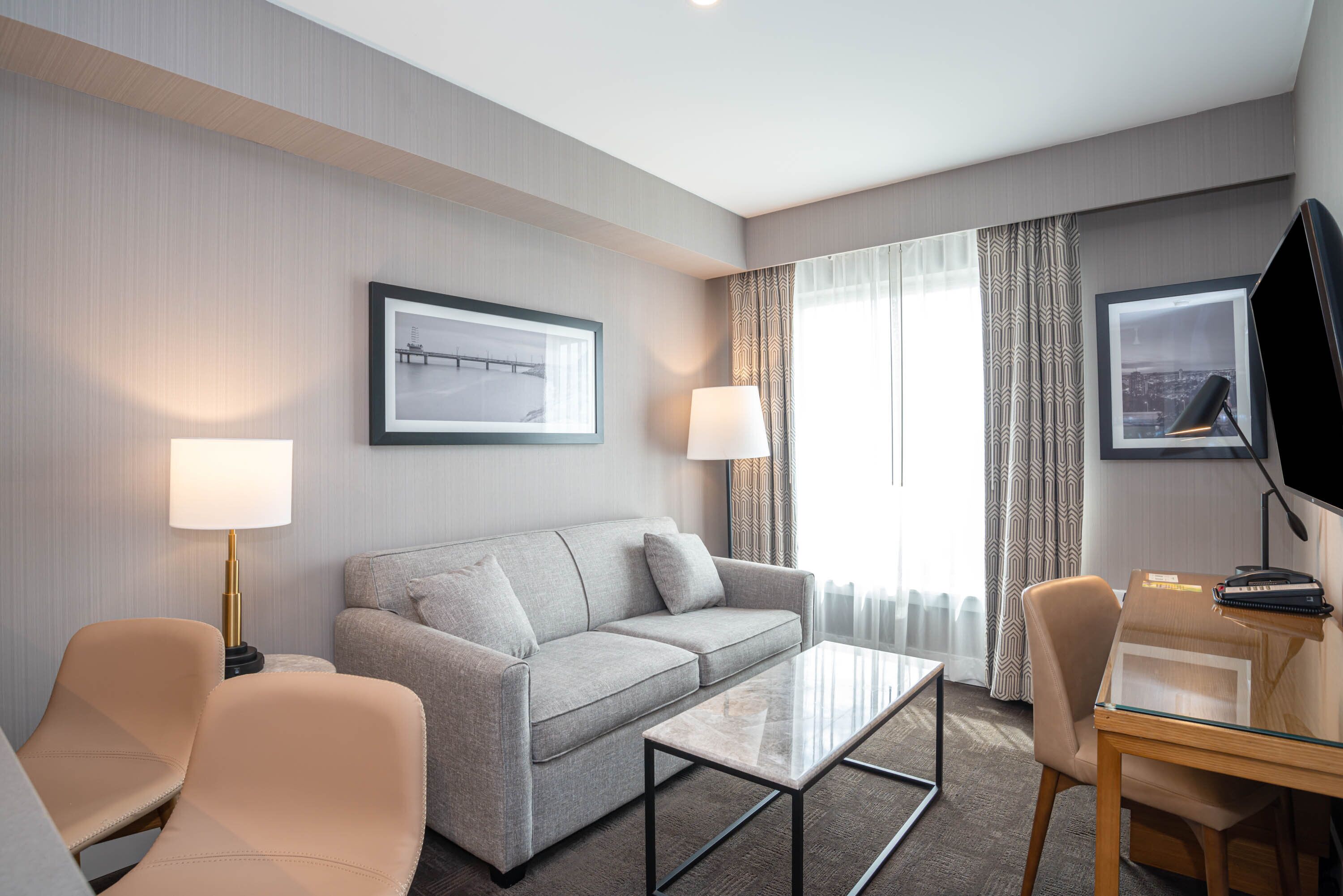 Standard Suite, 1 King Bed, Kitchen | Premium bedding, in-room safe, desk, laptop workspace