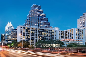 Front of property - evening/night at The LINE Austin