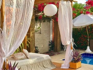 Outdoor wedding area - Mar de Guarajuba (Camaçari)