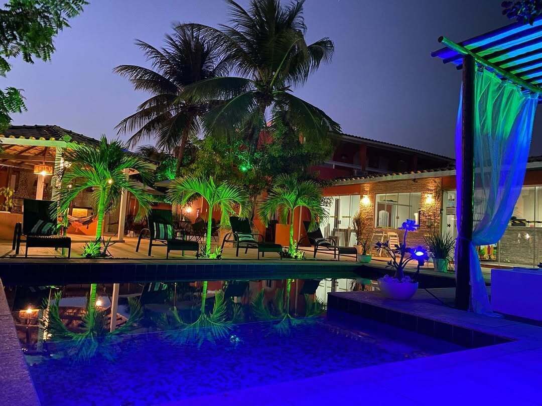 Front of property – evening/night