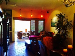 Family Villa, 2 Bedrooms | Living area | Flat-screen TV - PN307-Loreto Bay-Beautiful Condo (Loreto)