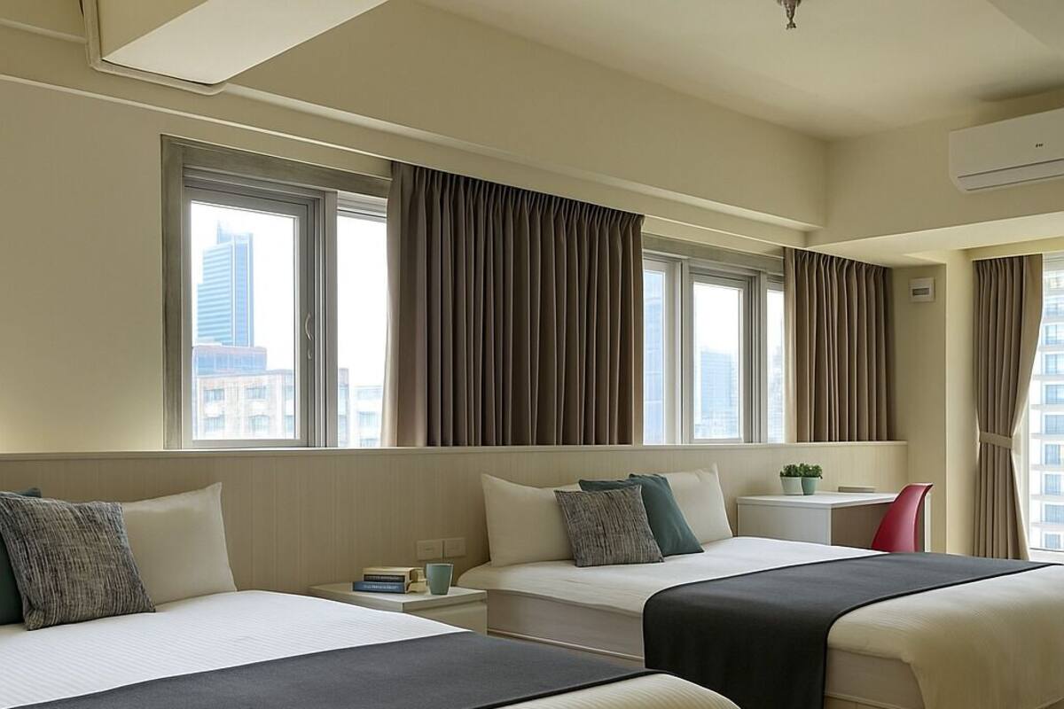 Deluxe Double Room (A) | Desk, blackout curtains, soundproofing, free WiFi
