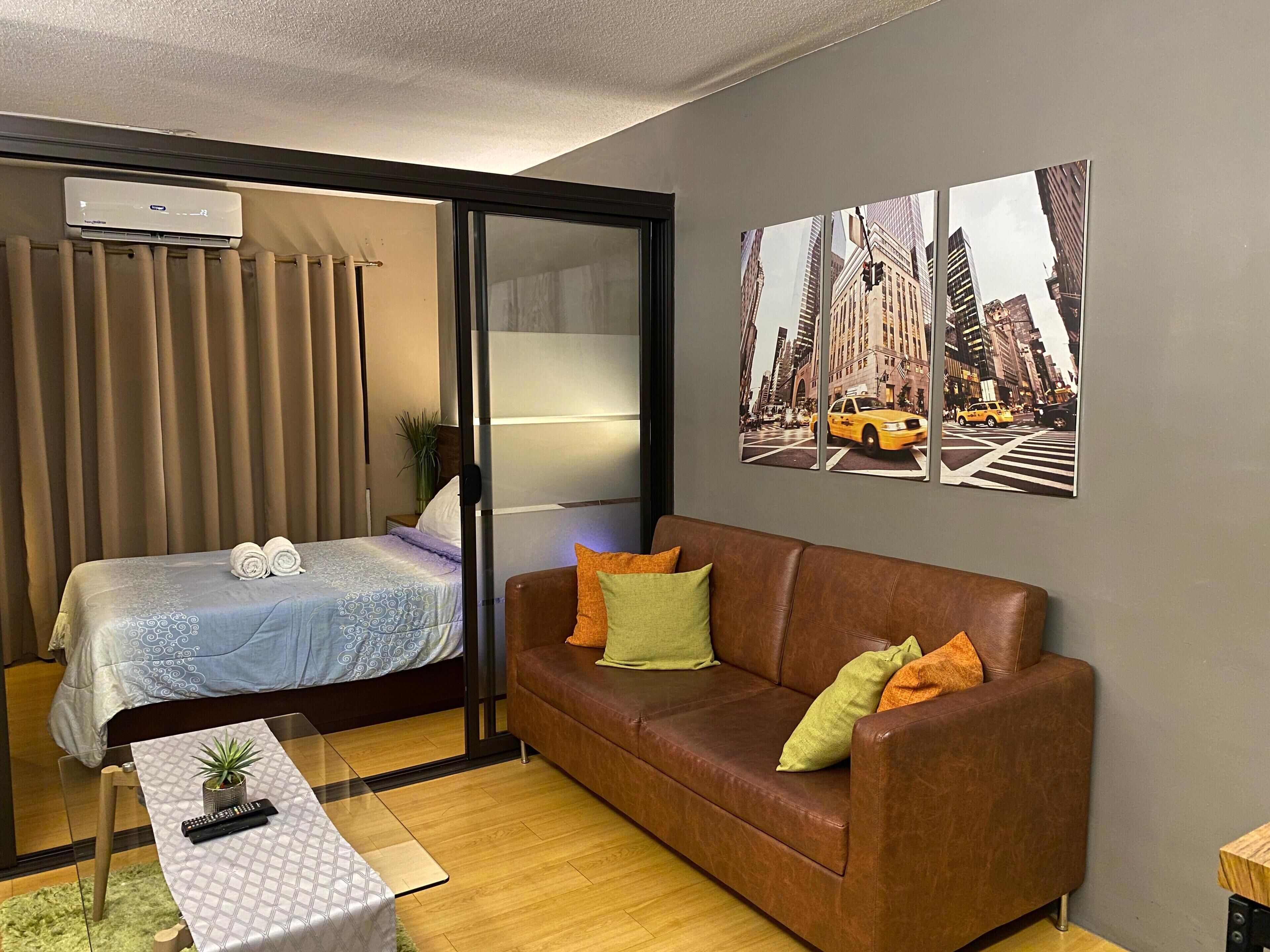 Comfort Condo, 1 Bedroom, Accessible, Ground Floor | Living area | 0-inch Smart TV with cable channels, TV, fireplace