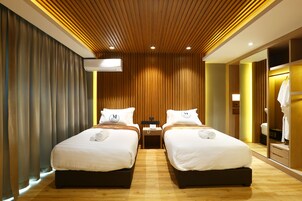  Deluxe Room Twin Bedded | Frette Italian çarşaf takımı, kaliteli yatak takımı, kuştüyü yorgan 