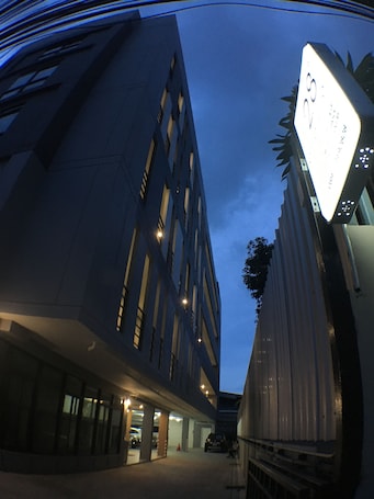 Front of property - evening/night