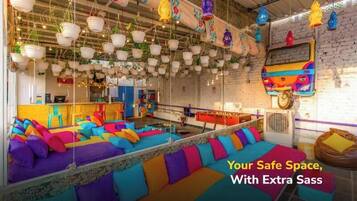 Sala de estar en el lobby