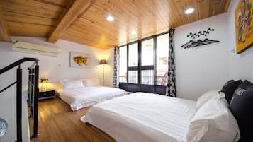Premium bedding, blackout drapes, iron/ironing board, free WiFi