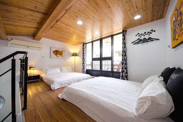 Premium bedding, blackout drapes, iron/ironing board, free WiFi