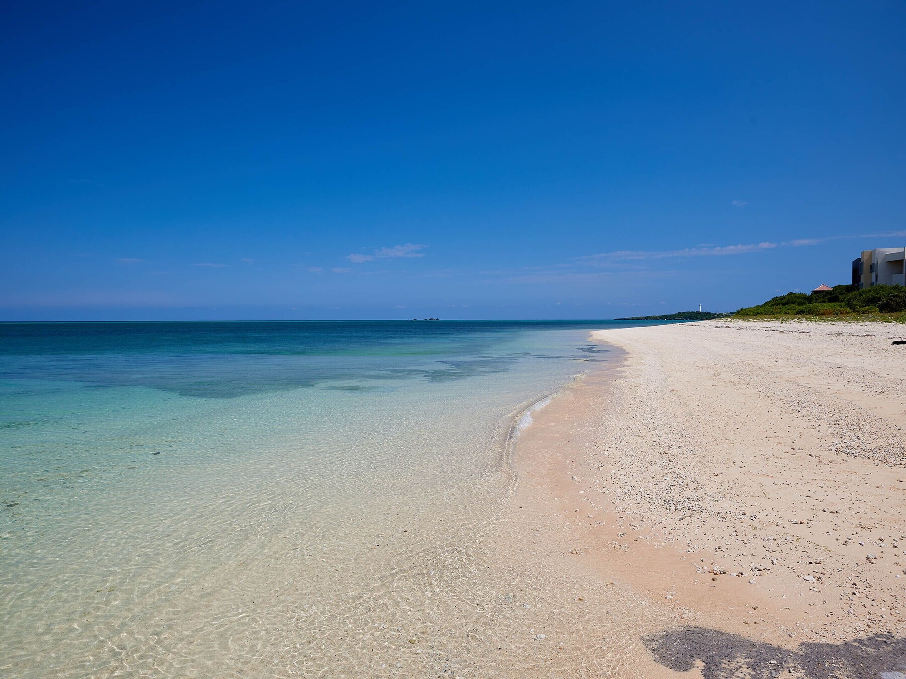 Beach nearby, white sand