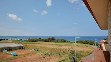 Vista a la playa o el mar