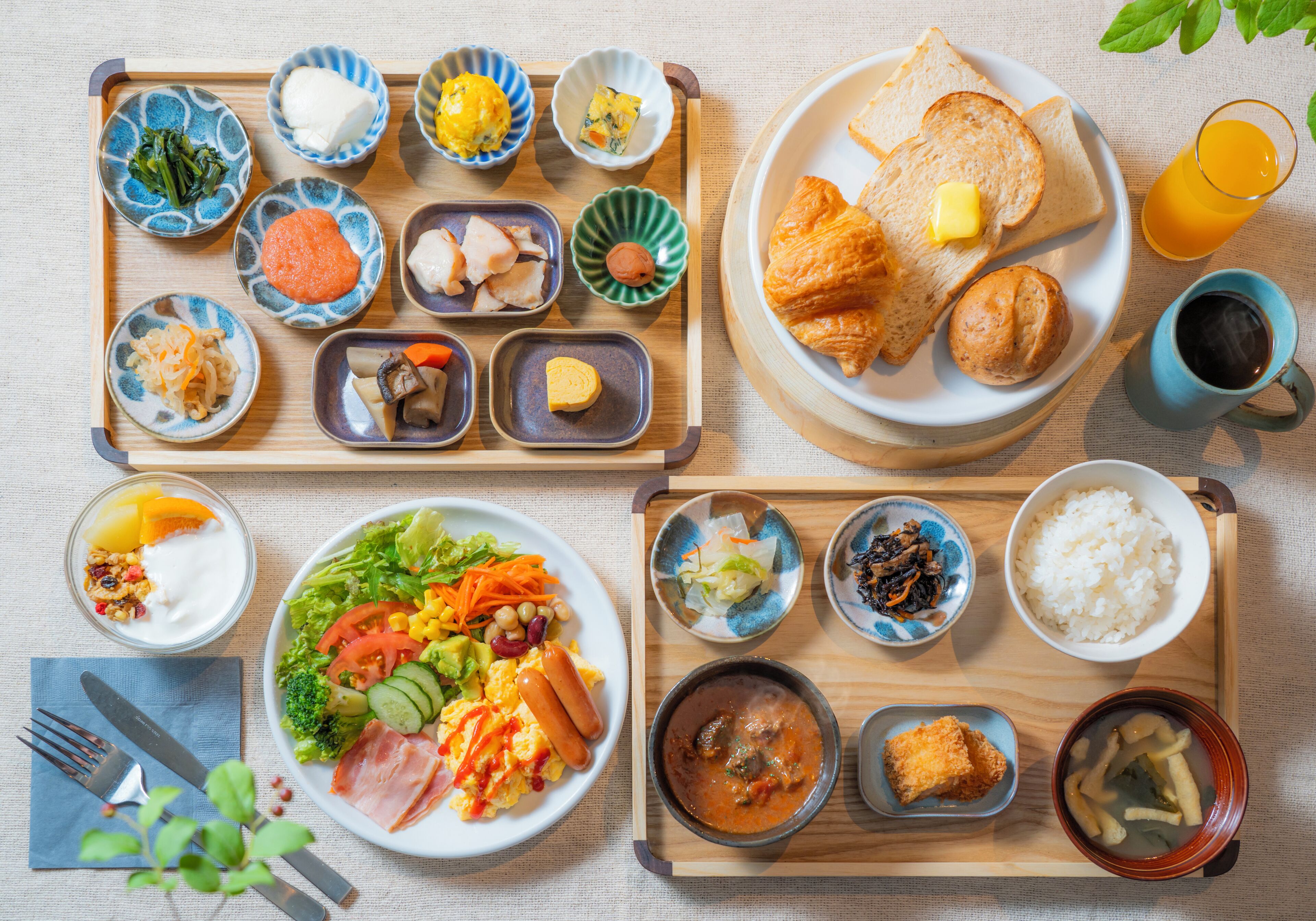 Daily buffet breakfast for a fee