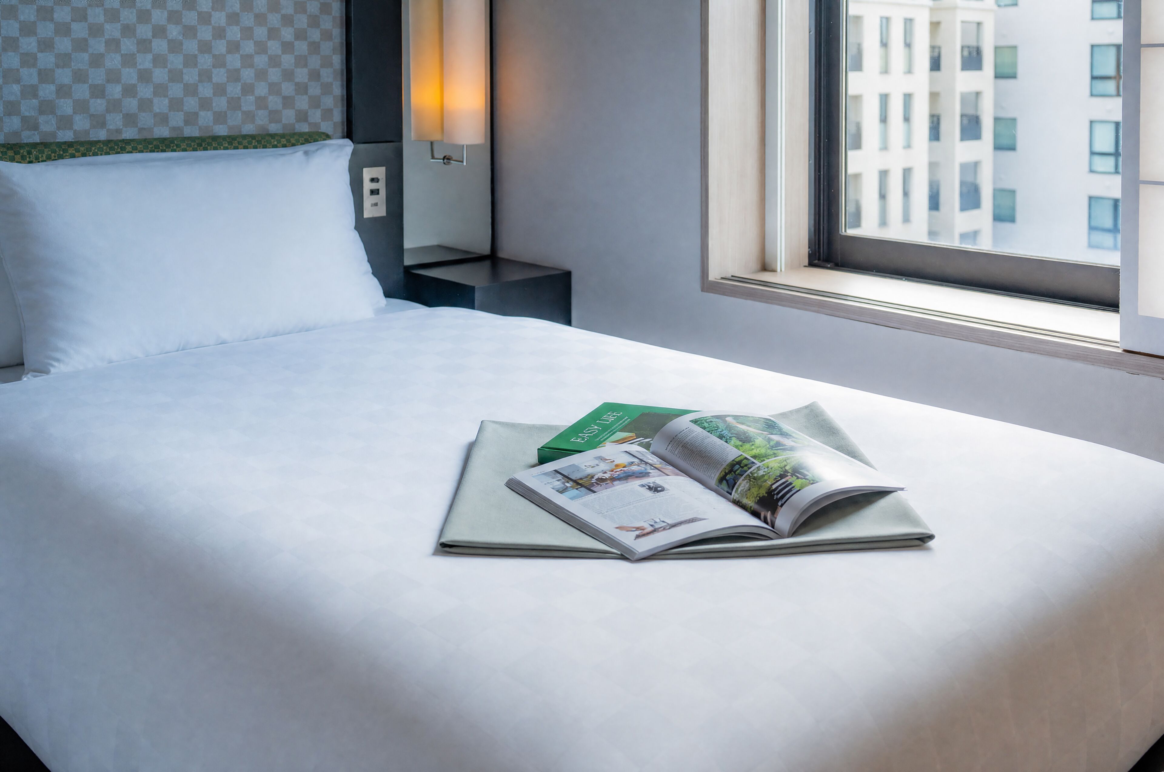 Twin Room | Laptop workspace, blackout drapes, soundproofing