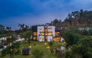 Blick von der Unterkunft