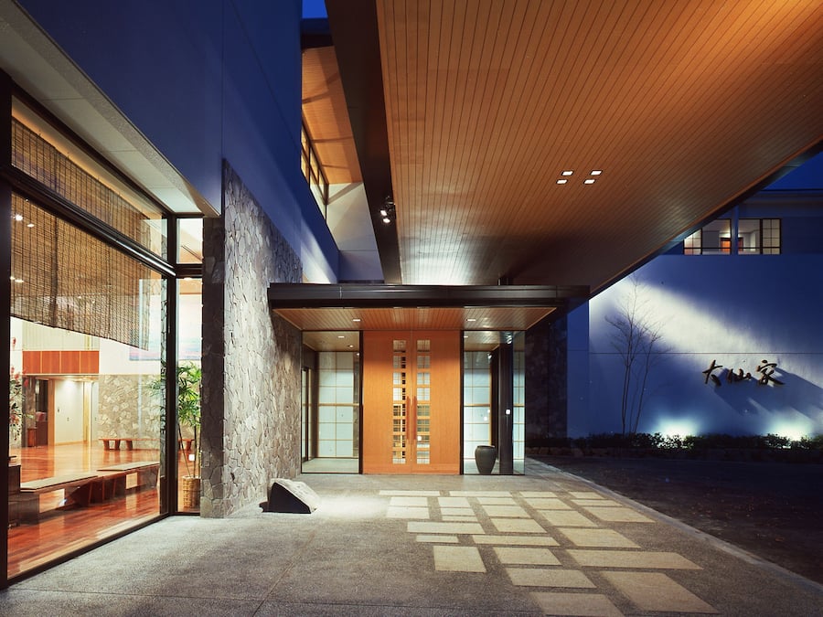 Front of property - evening/night