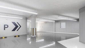 Free self parking, free valet parking