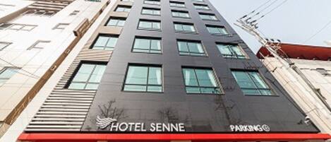 Voorkant van accommodatie