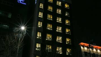 Front of property – evening/night