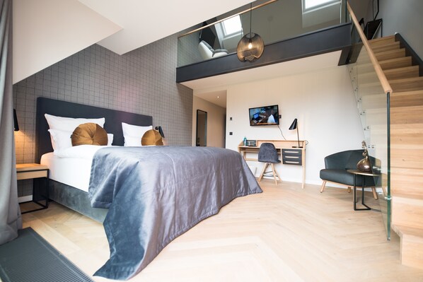 Literie de qualité supérieure, couette en duvet d'oie