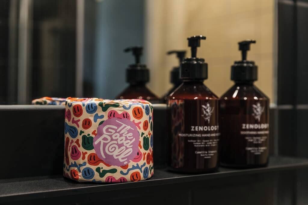 shower, free toiletries, hair dryer, bidet