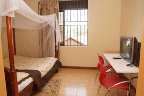 Double Room (Large) | Living area | TV - Florida Hotel (Kampala)