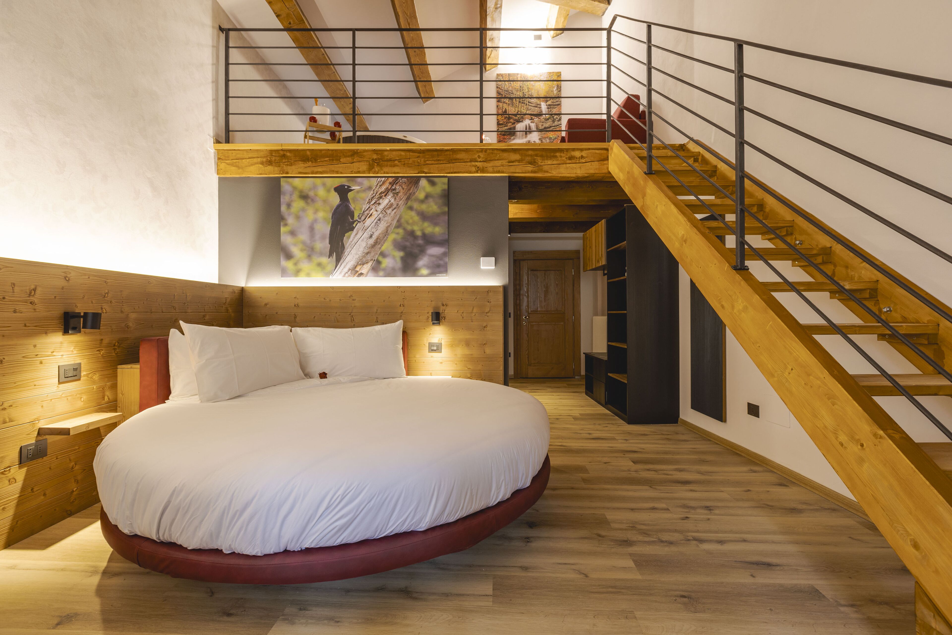Chalet Luxury | Biancheria da letto di alta qualità, una scrivania, insonorizzazione