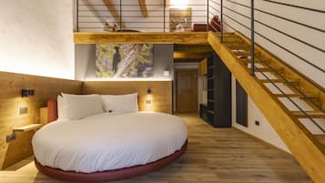 Chalet Luxury | Biancheria da letto di alta qualità, una scrivania, insonorizzazione