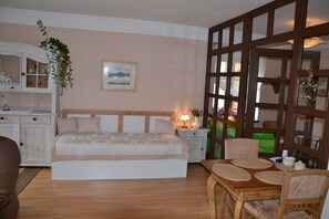 Studio Suite, 1 Bedroom, Kitchenette | Premium bedding, desk, blackout curtains, free cots/infant beds - Apartments No. 4 (Jindrichuv Hradec)