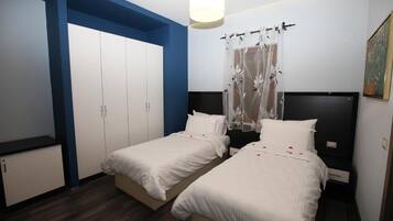 Kamar Twin Comfort, akses difabel | 1 kamar tidur, seprai katun Mesir, seprai premium, dan busa memori